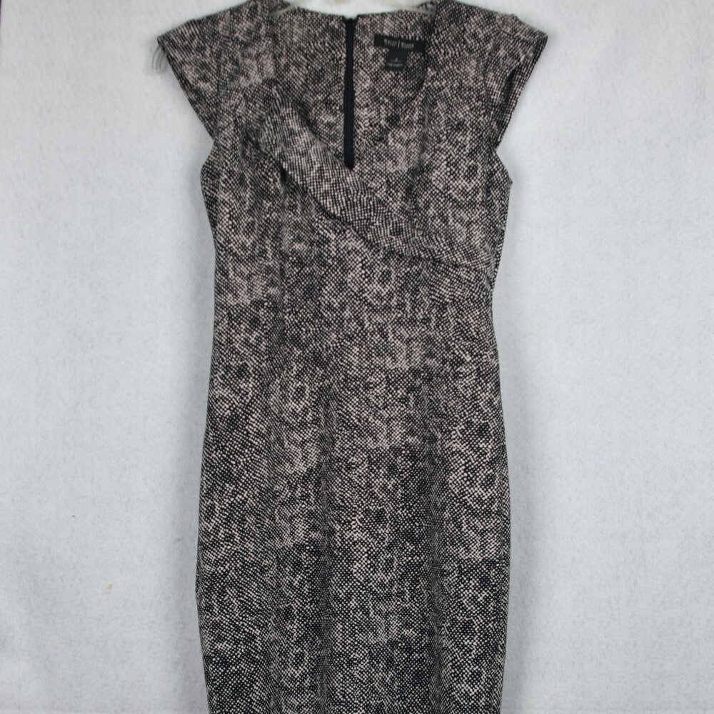 WHBM White House Black Market Career Dress Scuba A Line Size 2
